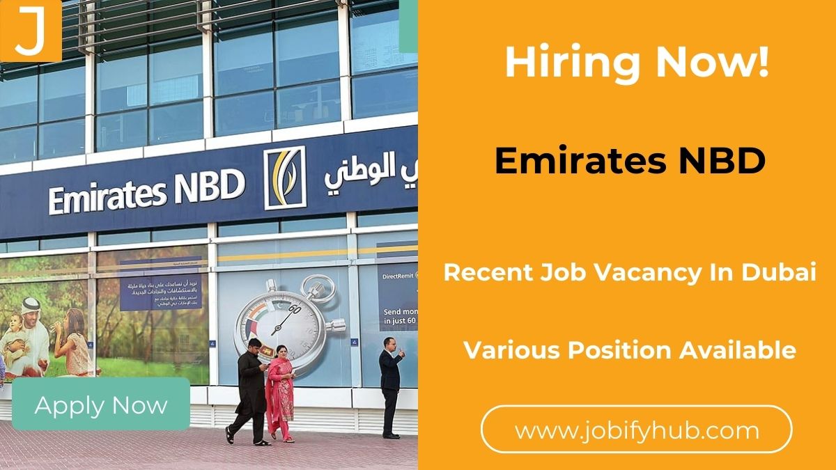 Emirates Nbd Jobs In Dubai